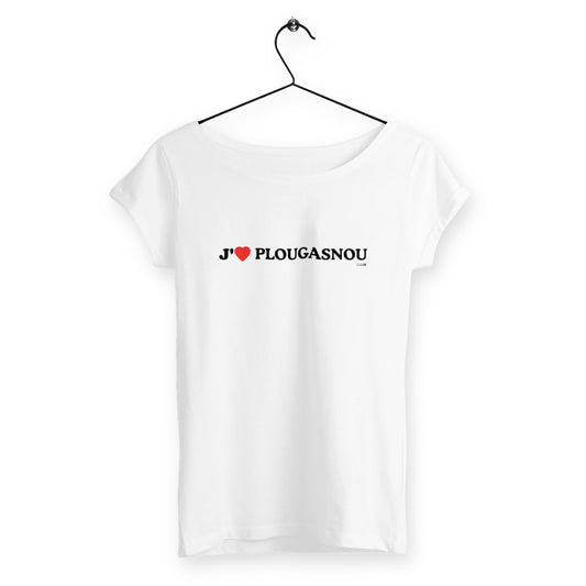 Femme Slub / J'aime Plougasnou - face_blanc