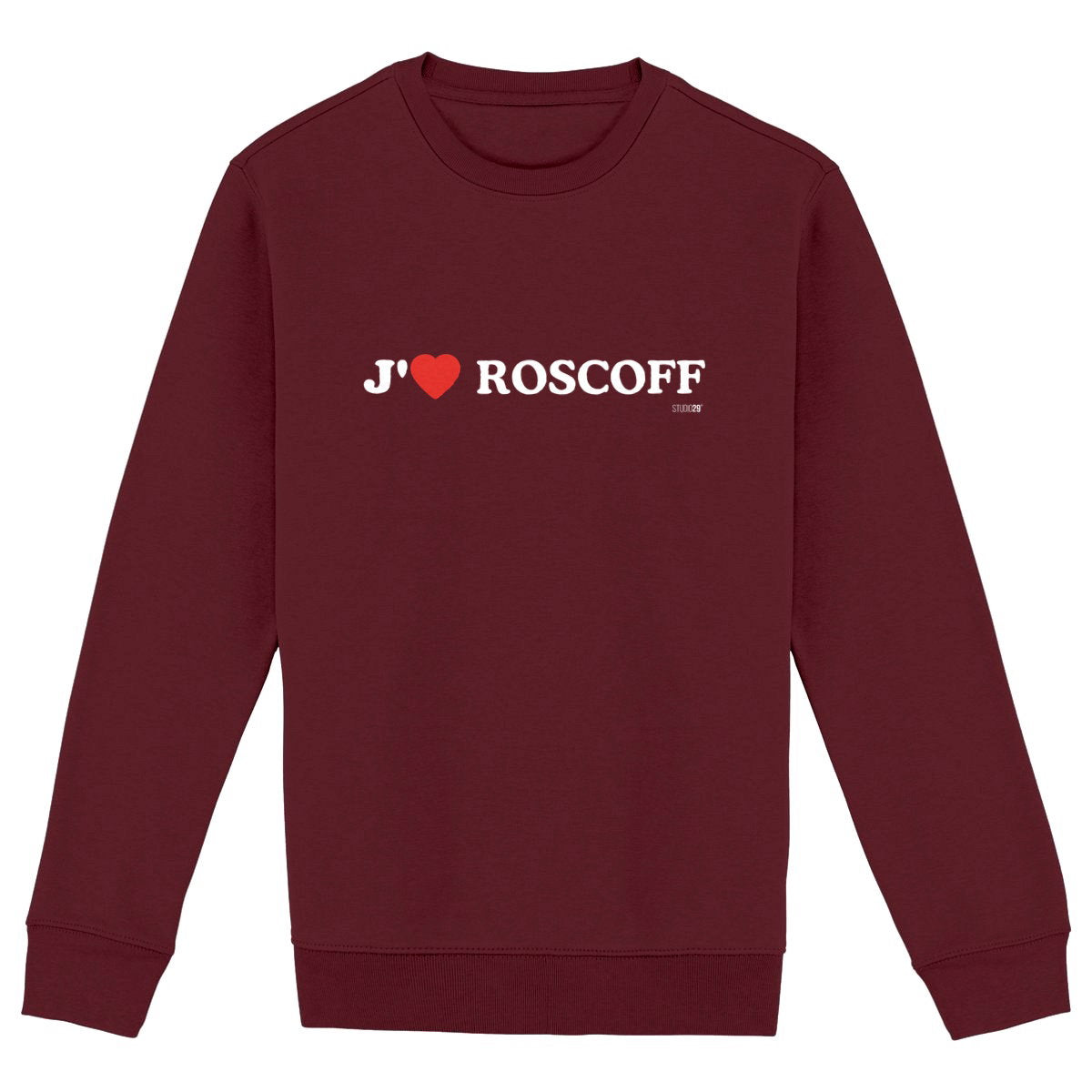 Epais Unisexe / J'aime Roscoff - face_bordeaux