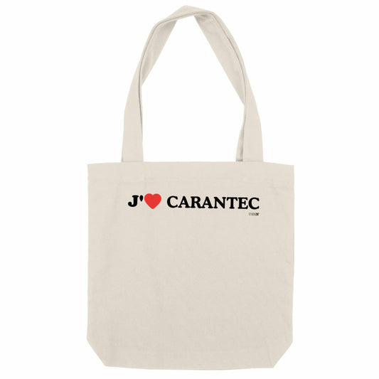 Tote Bag / J'aime Carantec - face_naturel