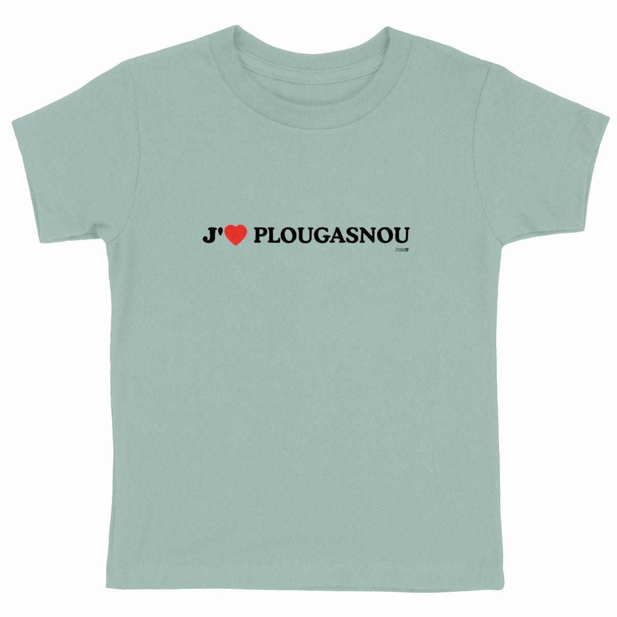 T-shirt Enfant Epais : J'❤️ Plougasnou - face_vert