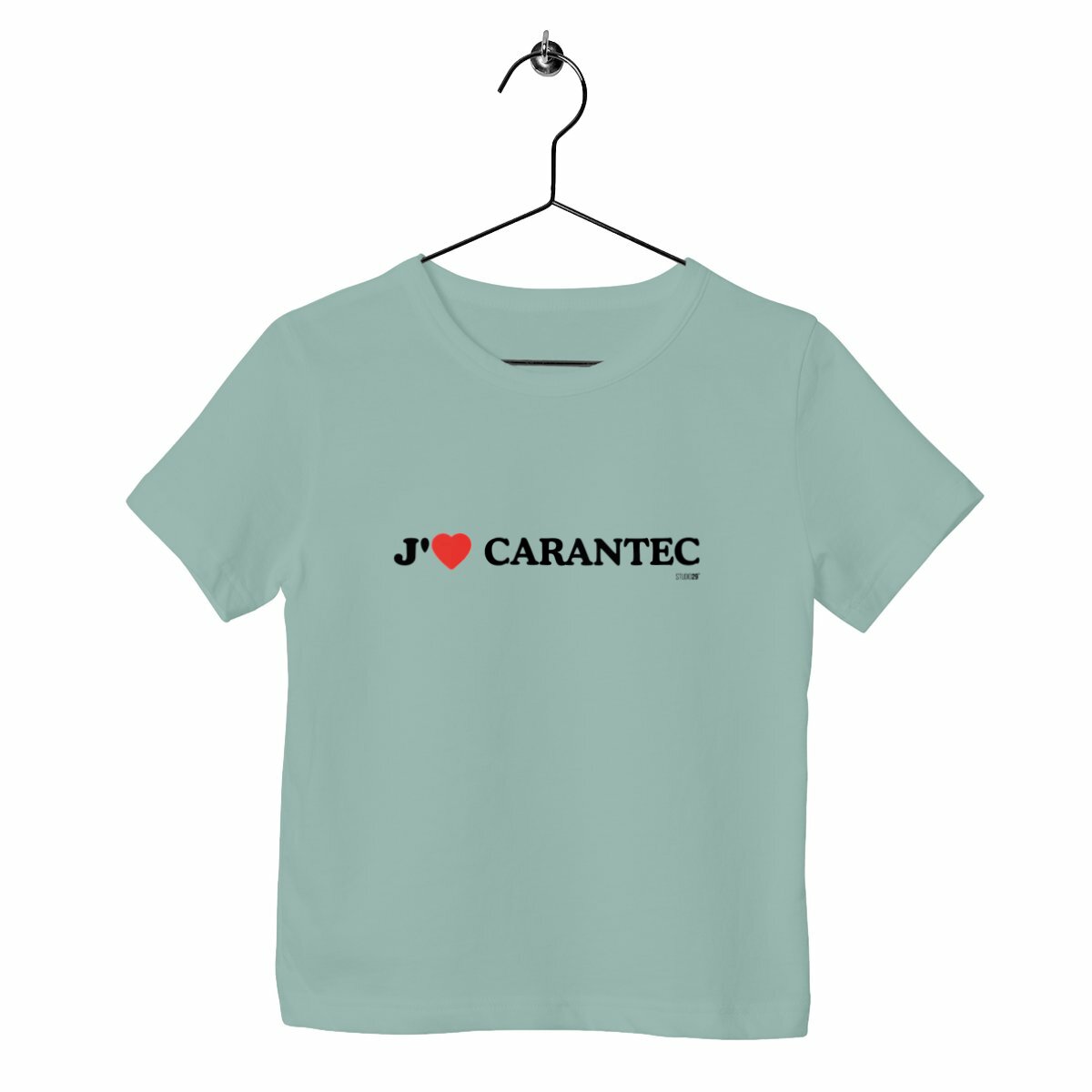 T-shirt enfant bio / J’aime Carantec - face_vert