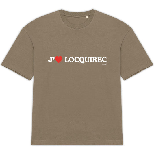 T-shirt Unisexe Oversized - Affichez votre fierté pour Locquirec - face_0