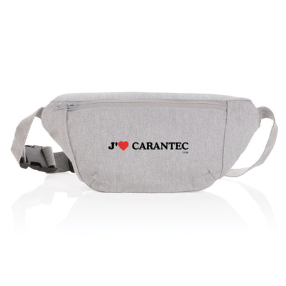 Sac banane en toile recyclée / J'aime Carantec - face_0