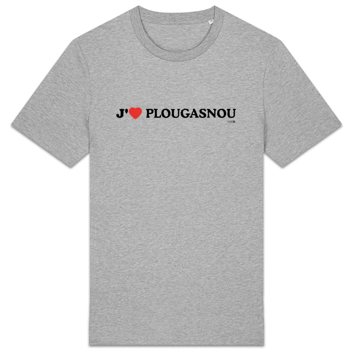 T-shirt Unisexe épais : Plouganiste et fier de l'être - face_1