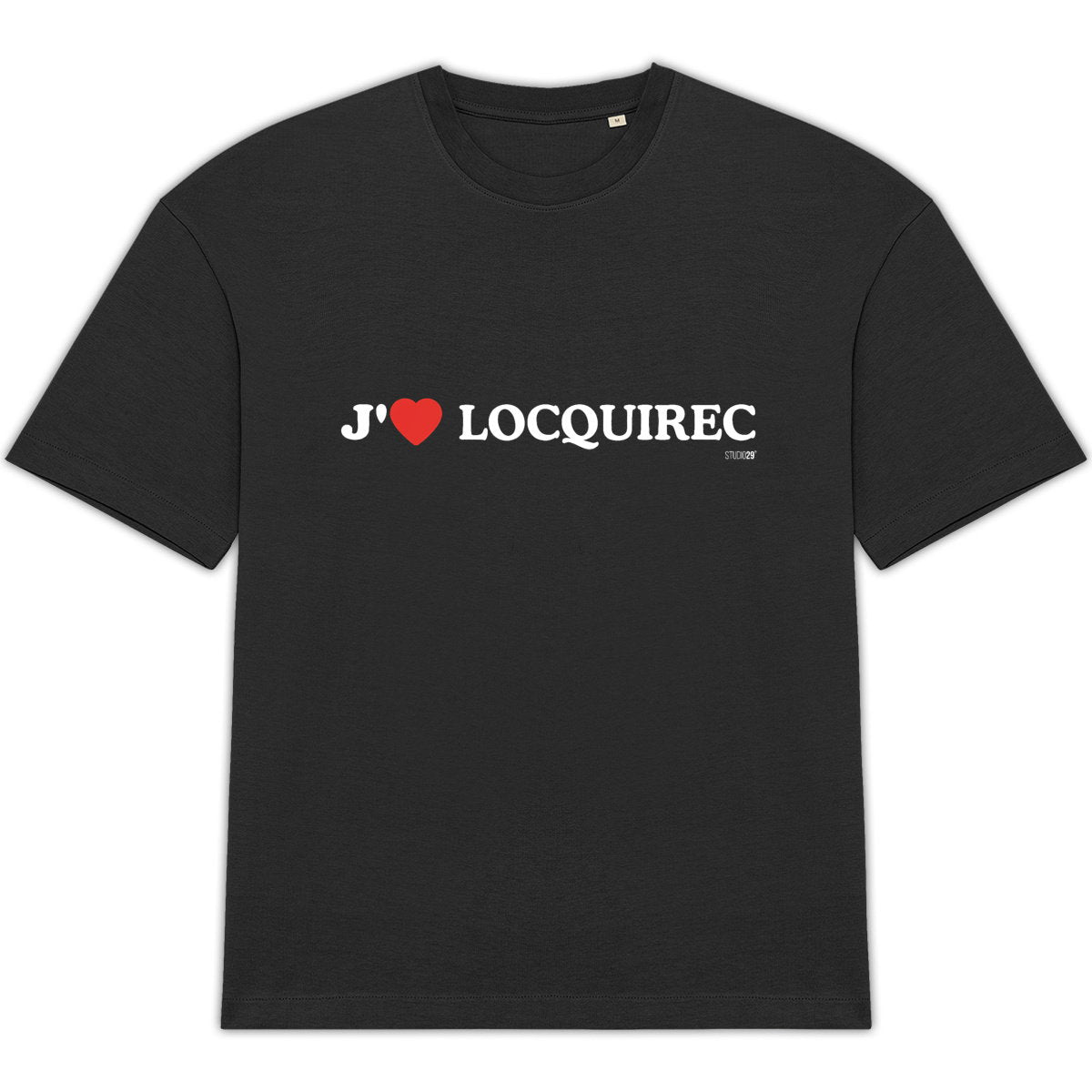 T-shirt Unisexe Oversized - Affichez votre fierté pour Locquirec - face_2