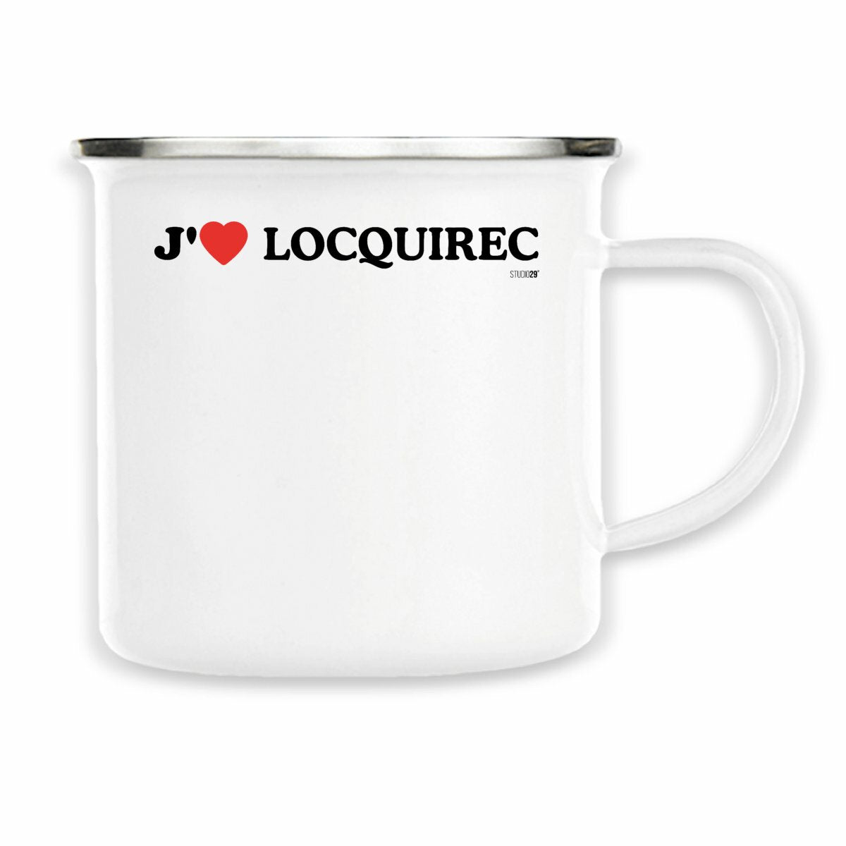 Mug metal / J'aime Locquirec - face_blanc