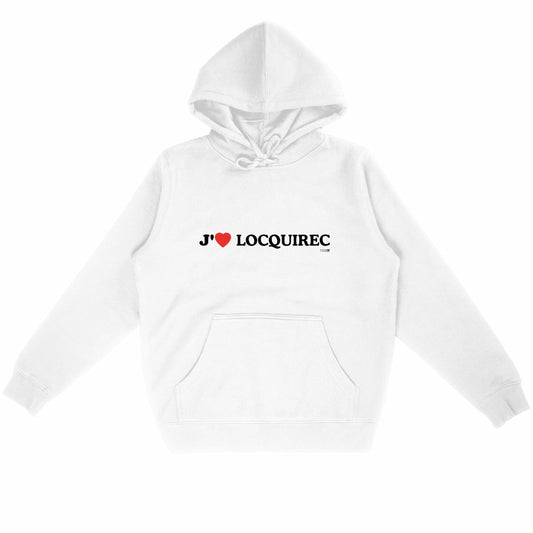 Sweat léger coton bio / J'aime Locquirec - face_blanc