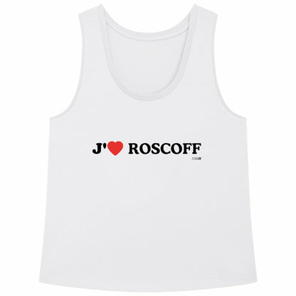 Débardeur Femme / J'aime Roscoff - face_blanc
