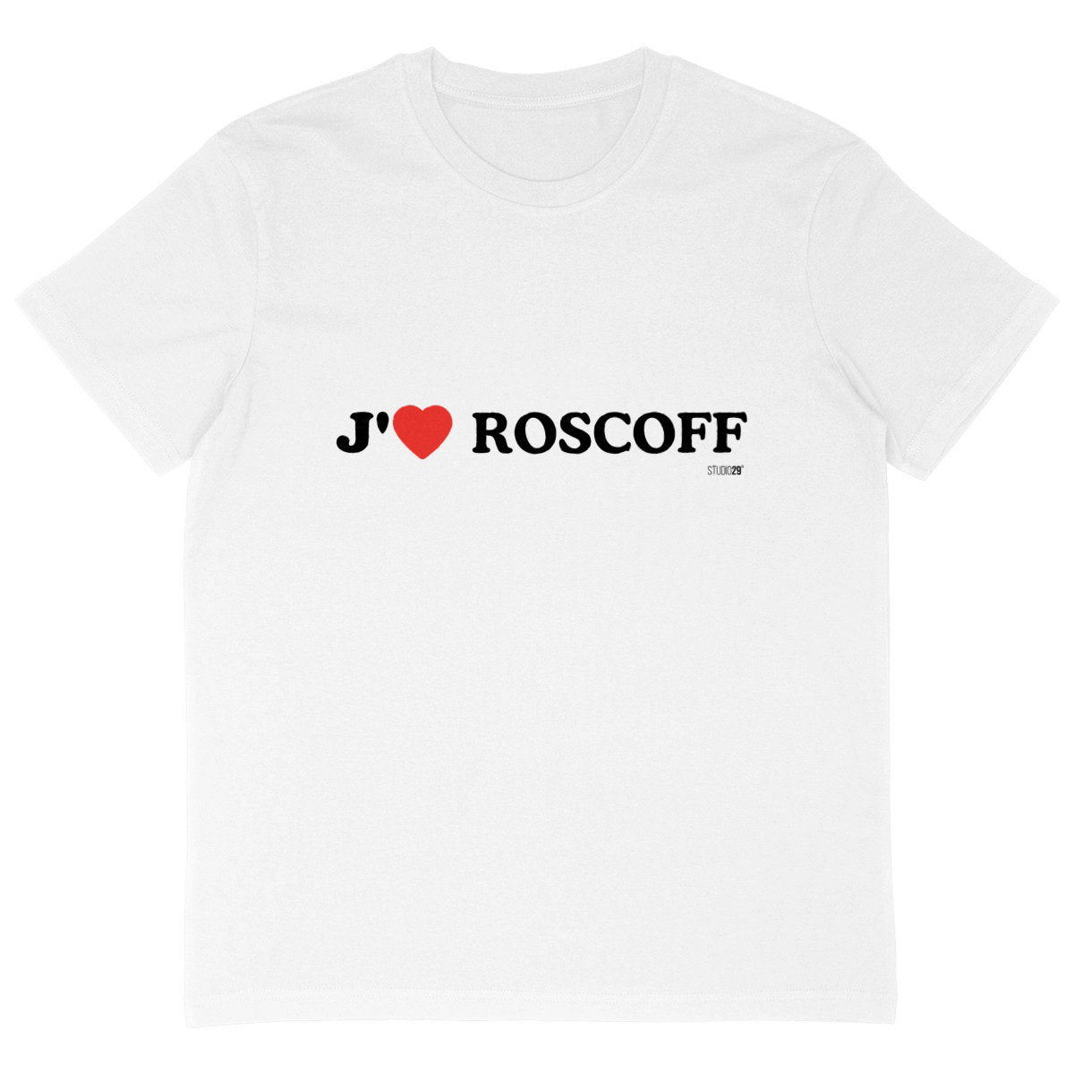 T-shirt Homme Oversized / J’aime Roscoff - face_blanc