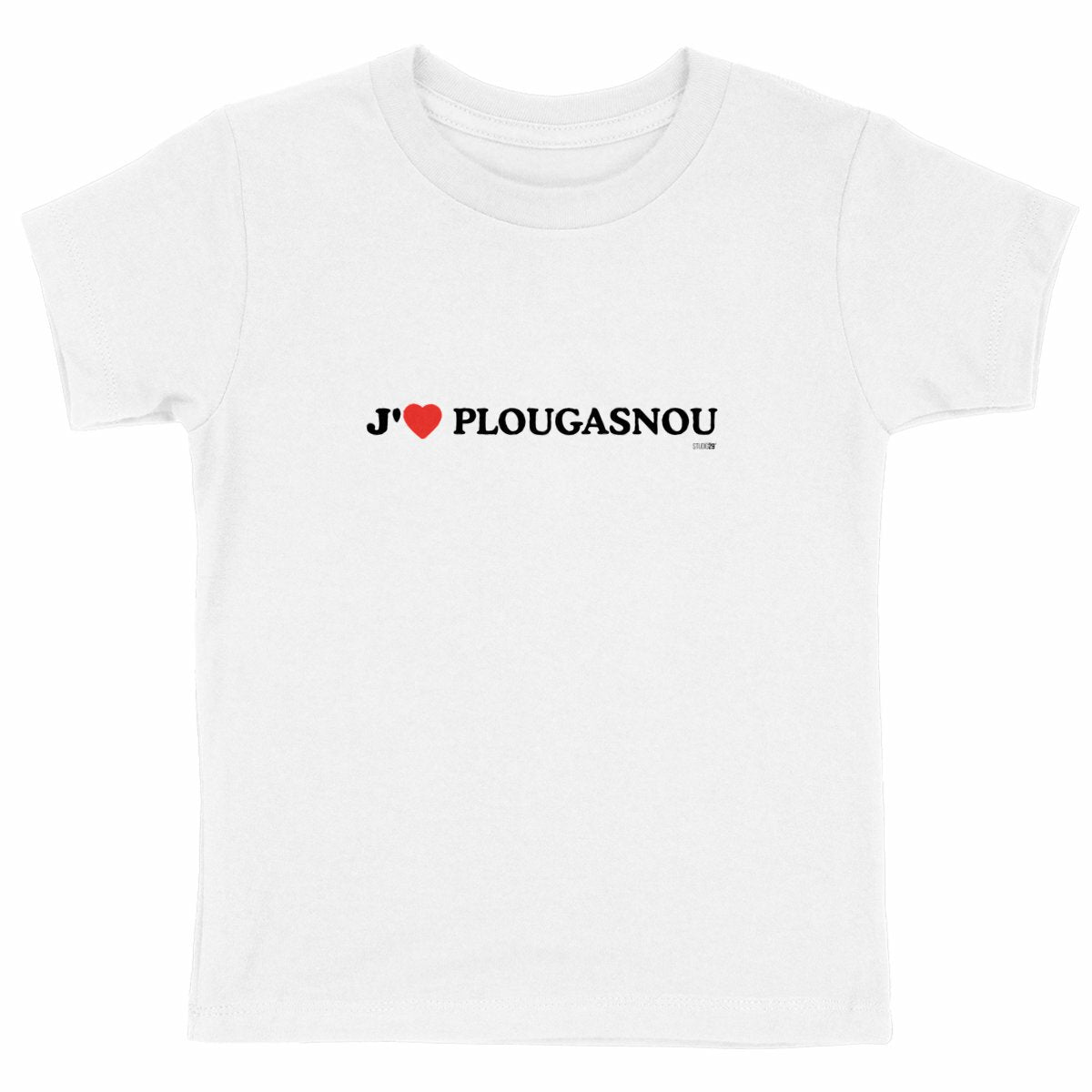 T-shirt Enfant Epais : J'❤️ Plougasnou - face_blanc