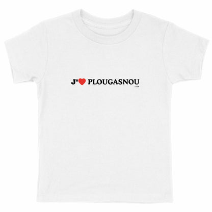 T-shirt Enfant Epais : J'❤️ Plougasnou - face_blanc
