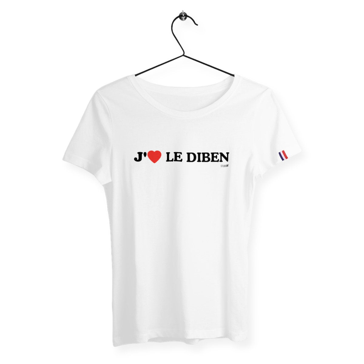 Femme Made in France / J'aime Le Diben - face_blanc