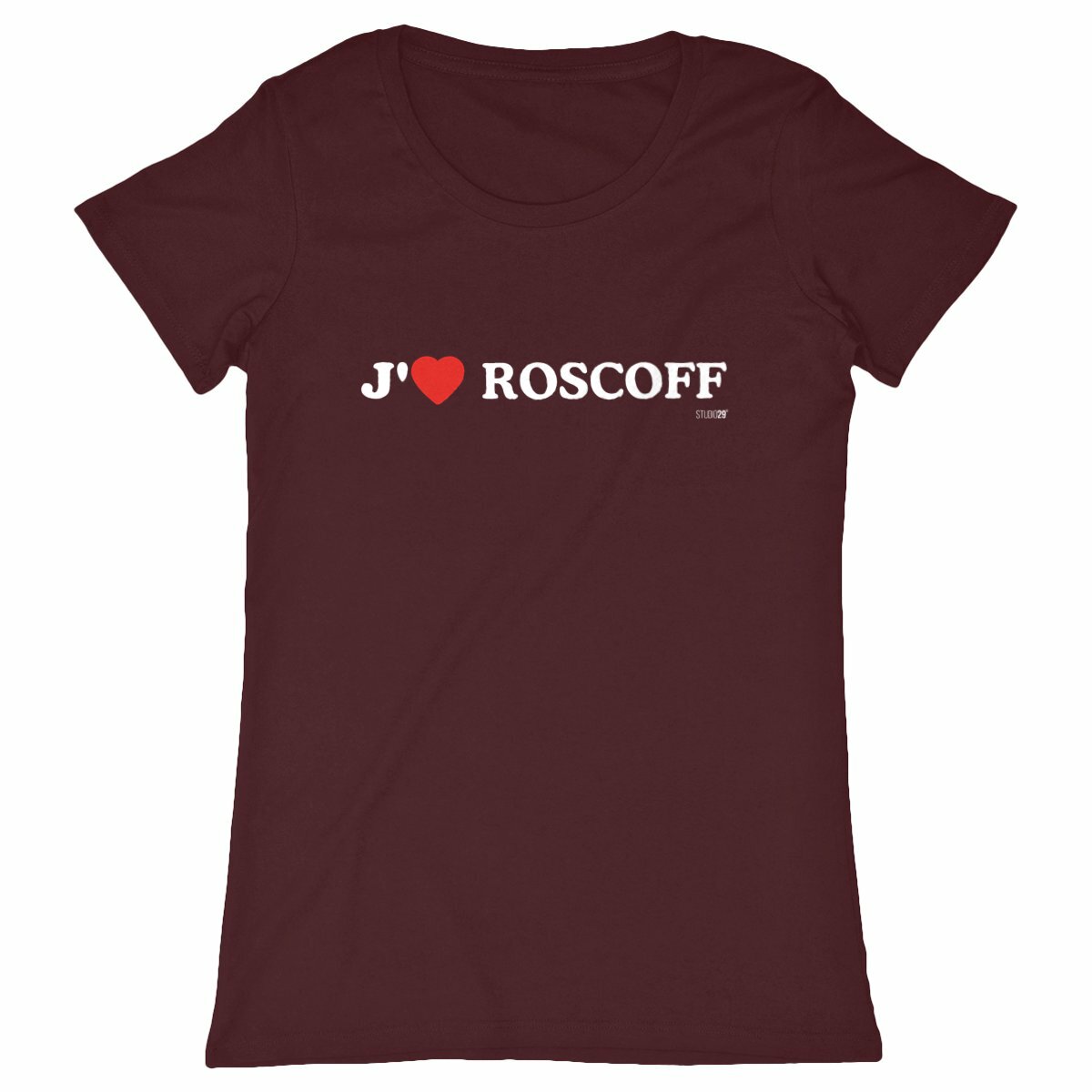T-shirt Femme / J'aime Rosckoff - face_bordeaux