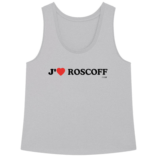 Débardeur Femme Ample / J’aime Roscoff - face_gris