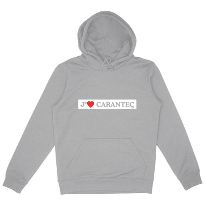 Capuche Epais Unisexe / J'aime Carantec - face_gris