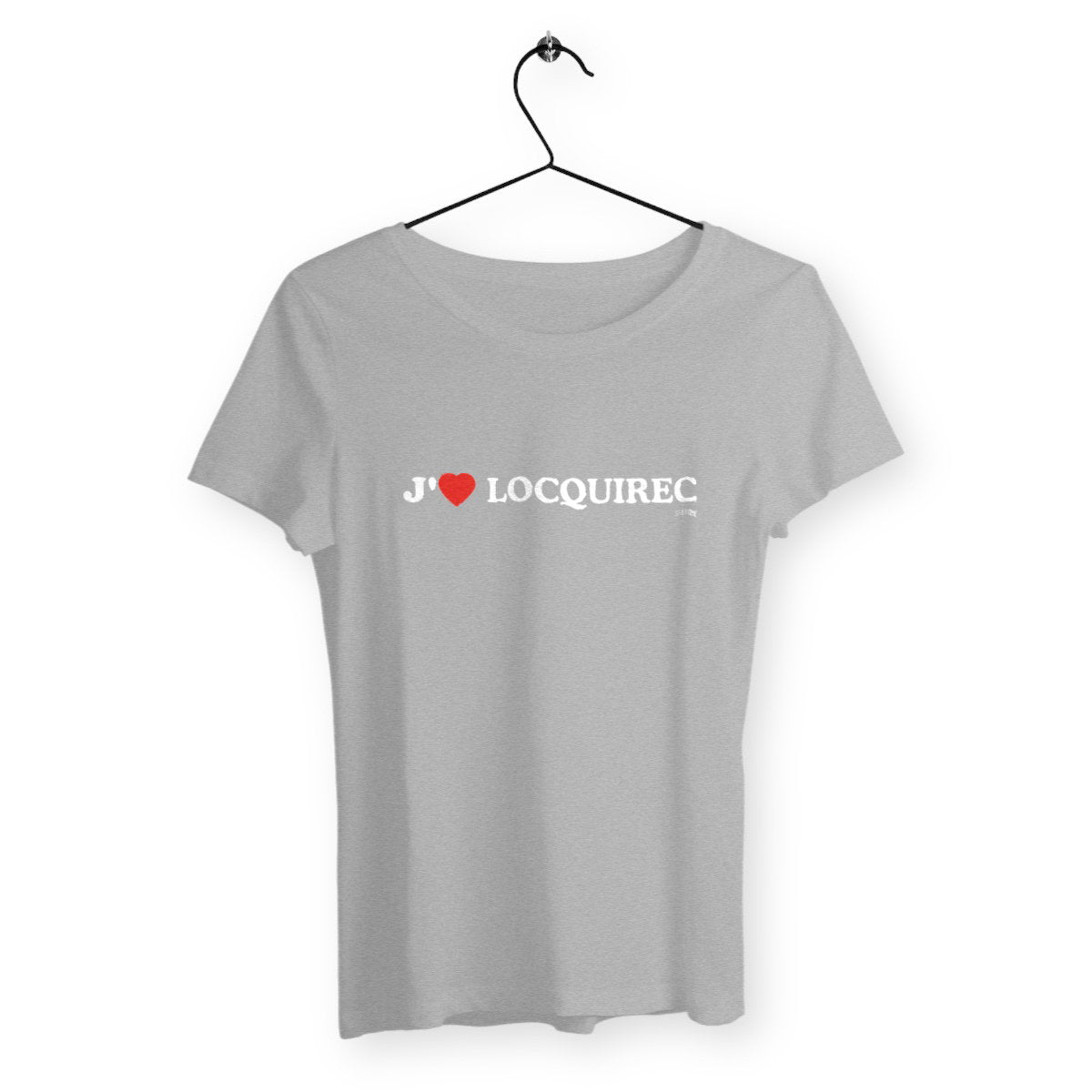 J'aime Locquirec / Femme Classique - face_gris