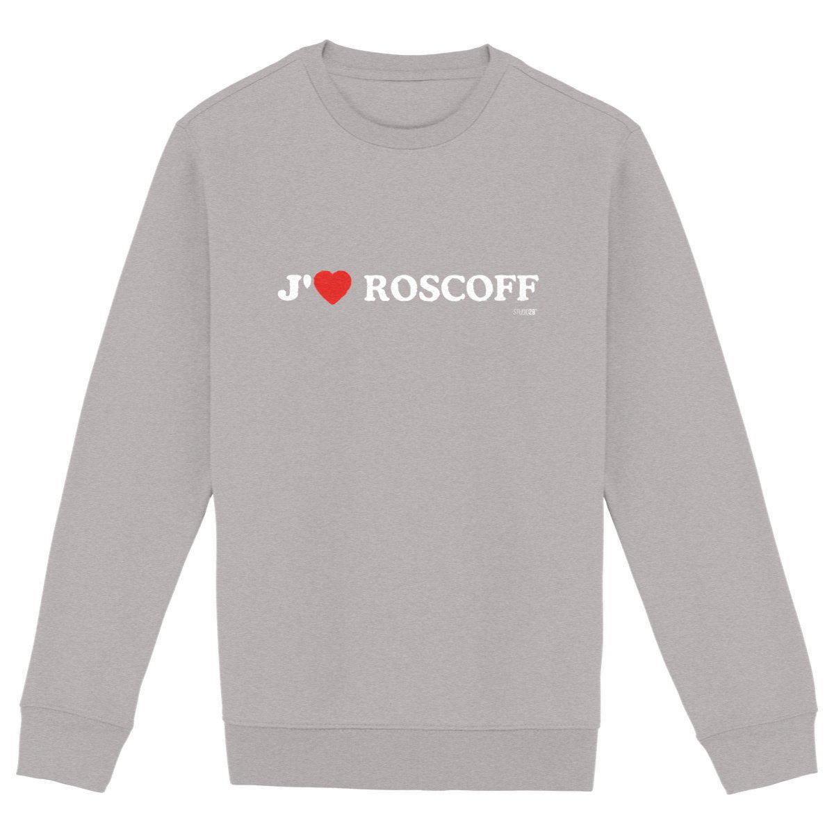 Epais Unisexe / J'aime Roscoff - face_gris
