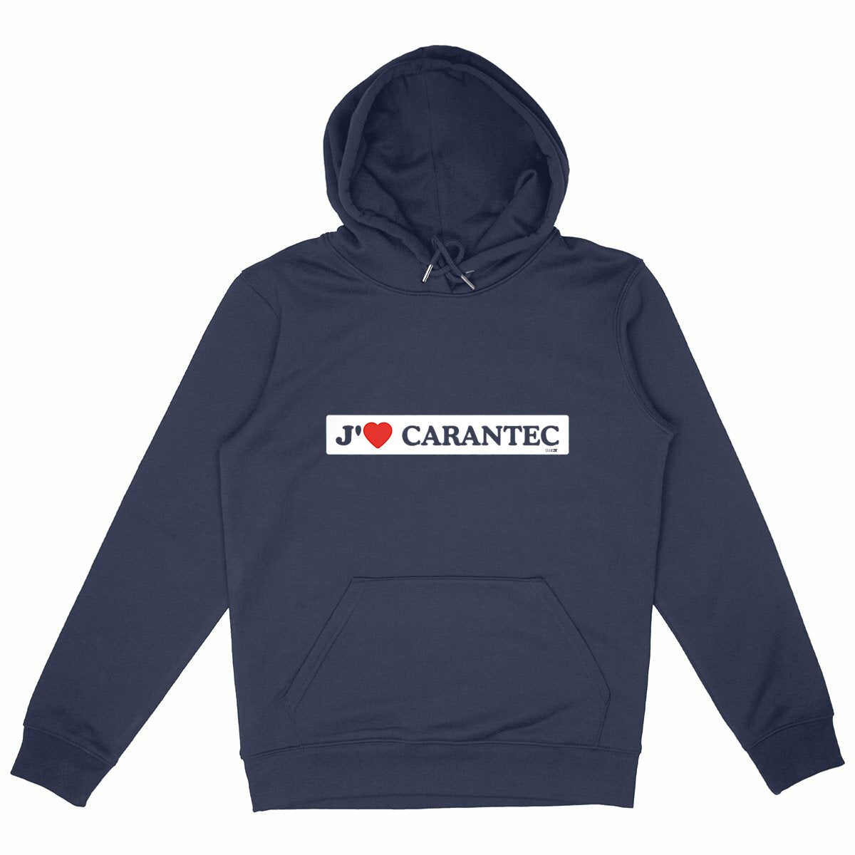 Capuche Epais Unisexe / J'aime Carantec - face_marine