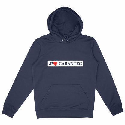 Capuche Epais Unisexe / J'aime Carantec - face_marine