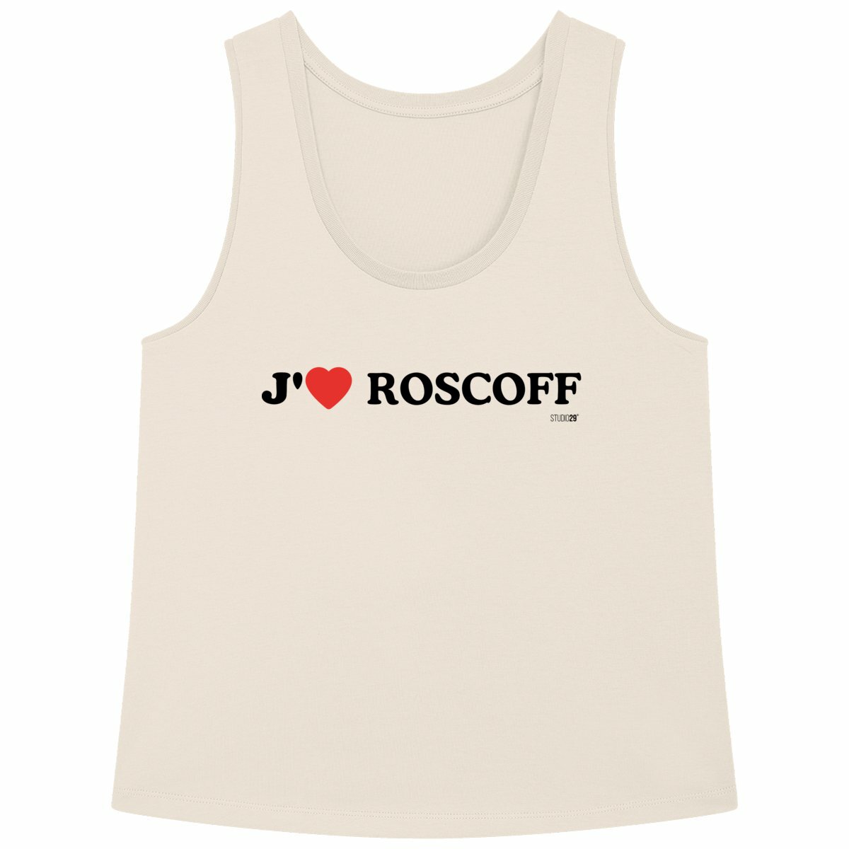 Débardeur Femme Ample / J’aime Roscoff - face_naturel