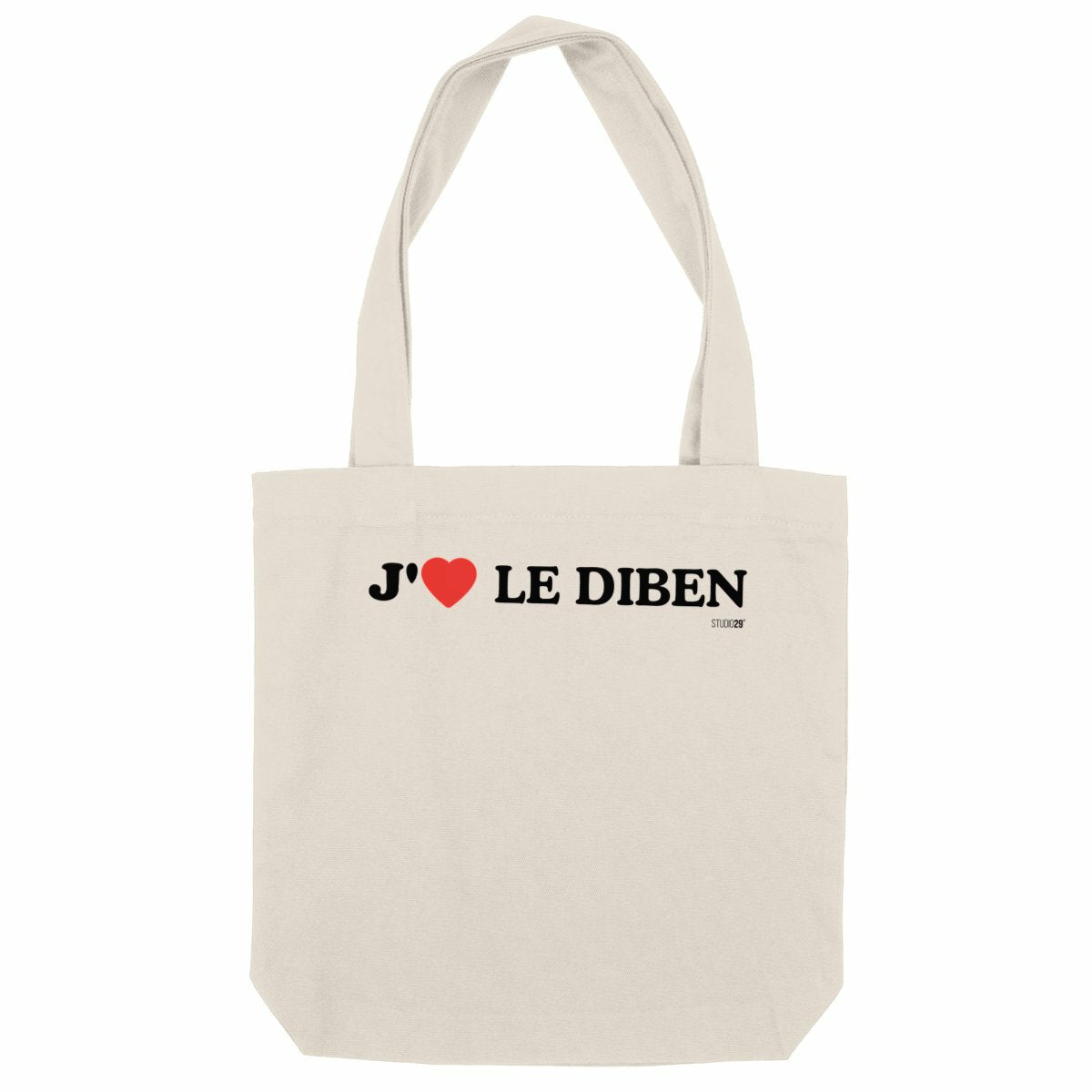 Tote Bag / J'aime Le Diben - face_naturel