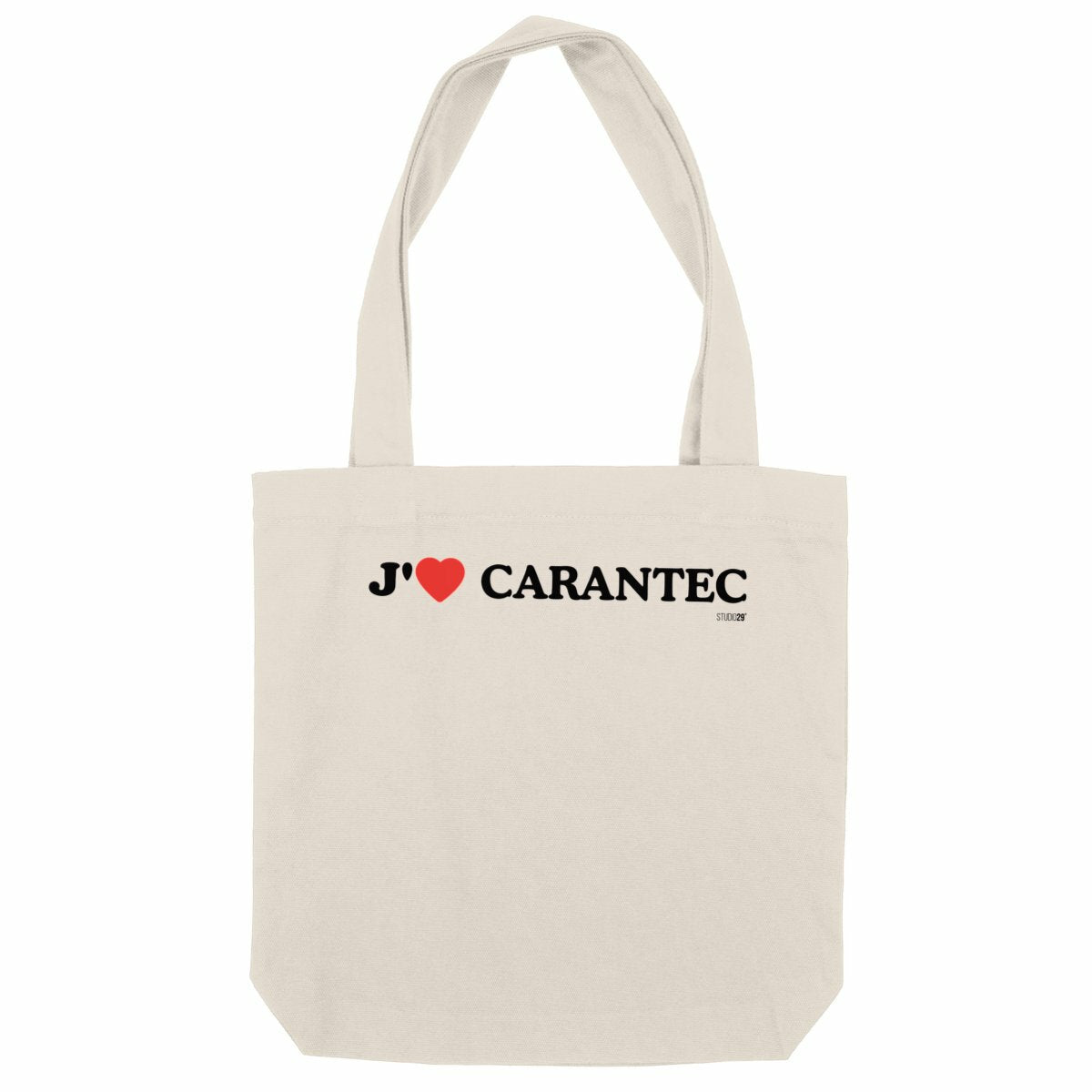 Tote Bag / J'aime Carantec - face_naturel