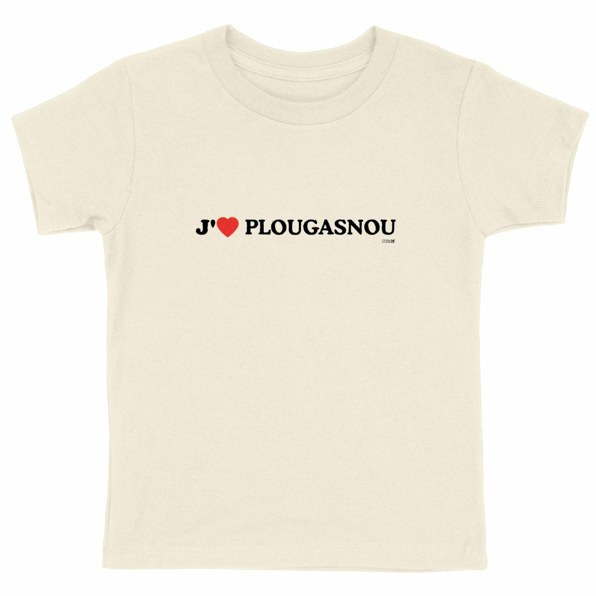 T-shirt Enfant Epais : J'❤️ Plougasnou - face_naturel