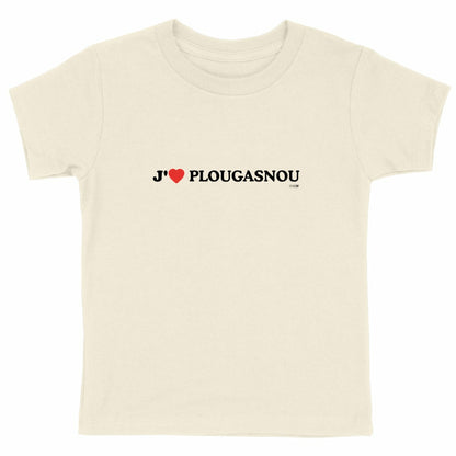 T-shirt Enfant Epais : J'❤️ Plougasnou - face_naturel