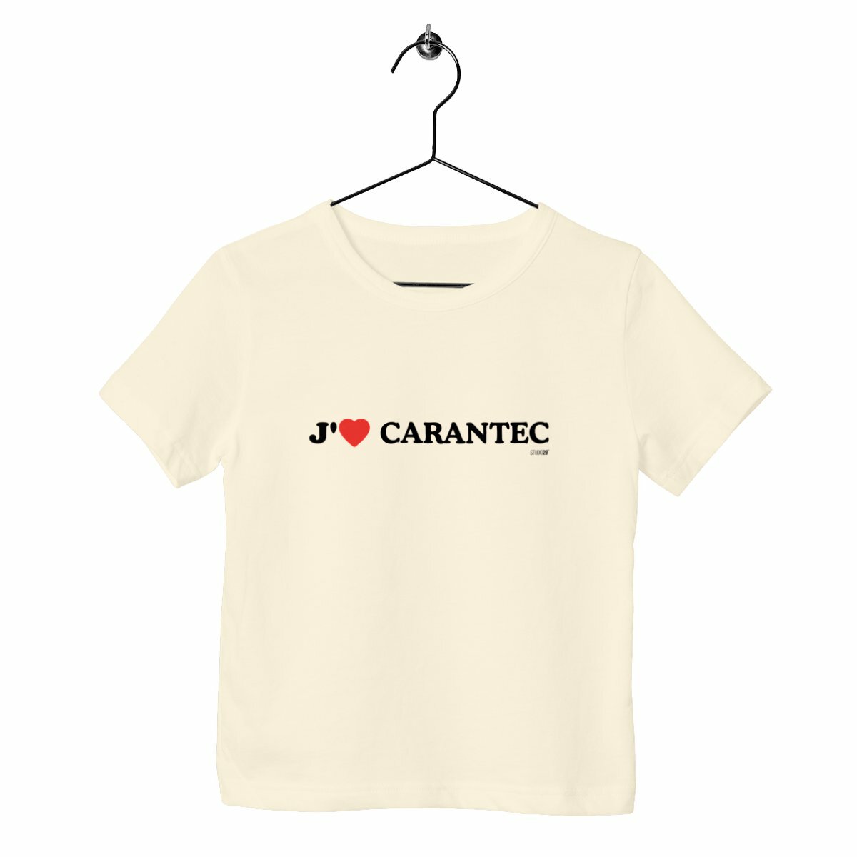 T-shirt enfant bio / J’aime Carantec - face_naturel