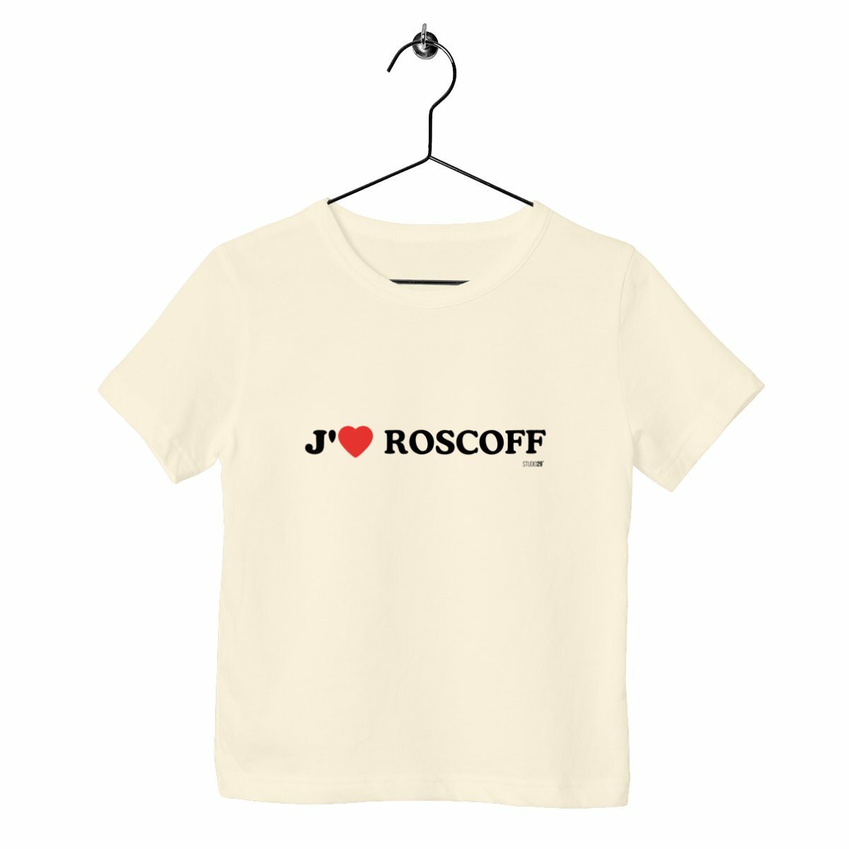 T-shirt enfant bio / J’aime Roscoff - face_naturel