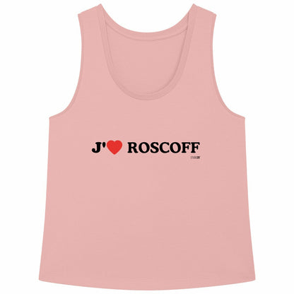 Débardeur Femme / J'aime Roscoff - face_rose