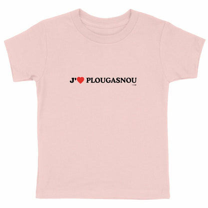 T-shirt Enfant Epais : J'❤️ Plougasnou - face_rose