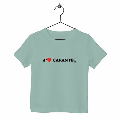 T-shirt enfant bio / J’aime Carantec - face_vert