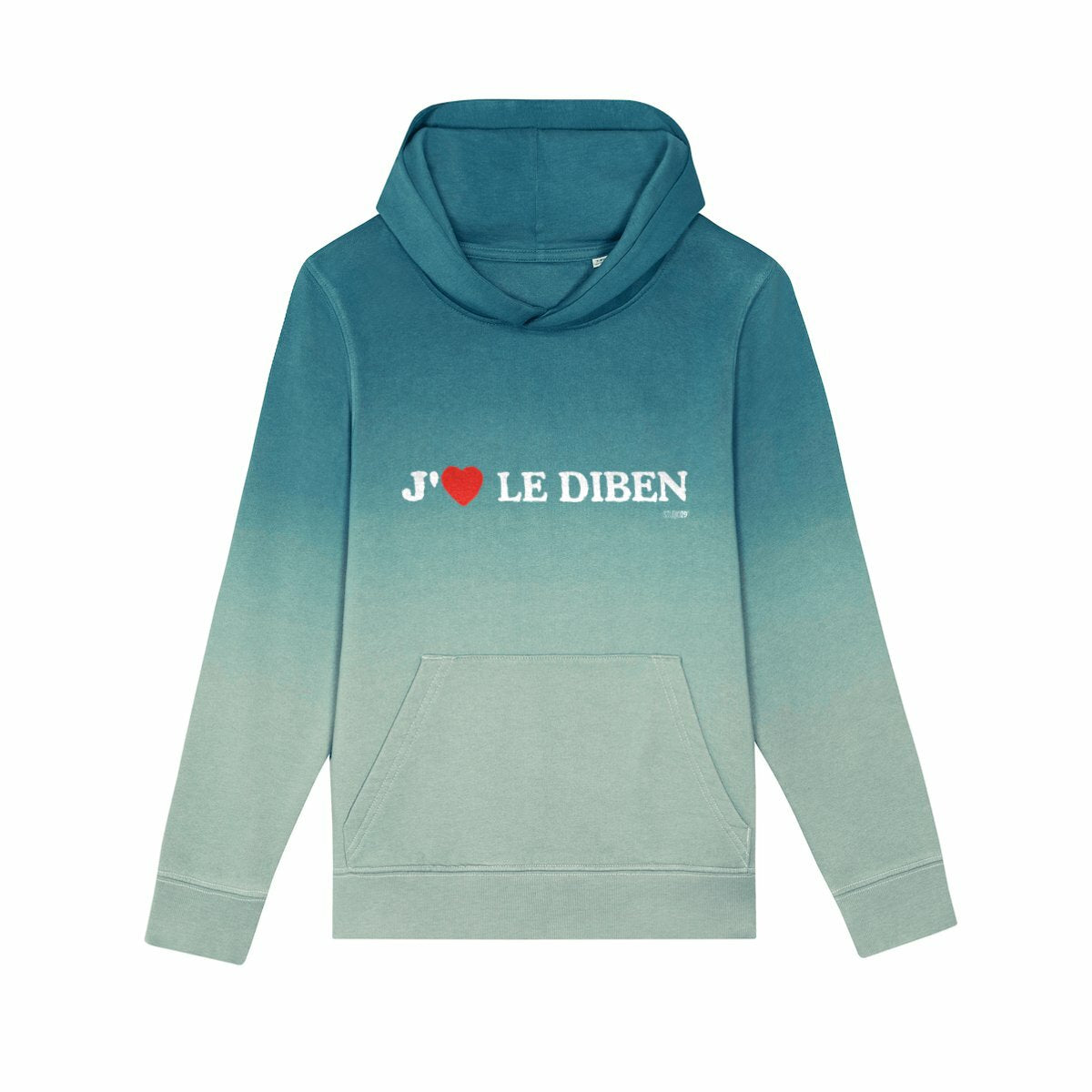 J'aime Le Diben / Unisexe Enfant Dip Dye bio - face_vert