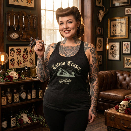 Tattoo Eraser — Débardeur femme dos nageur